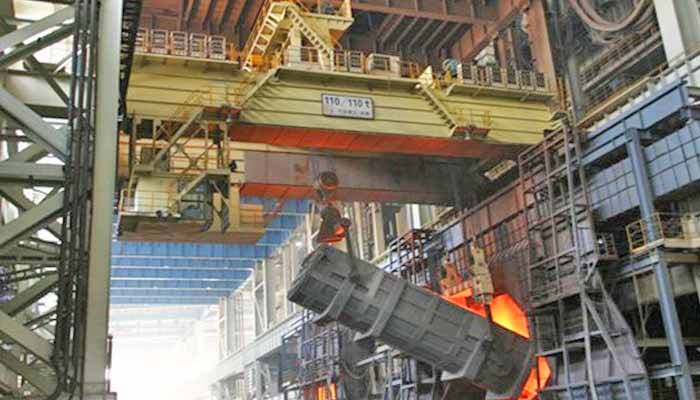 Charging Cranes for Steel Production